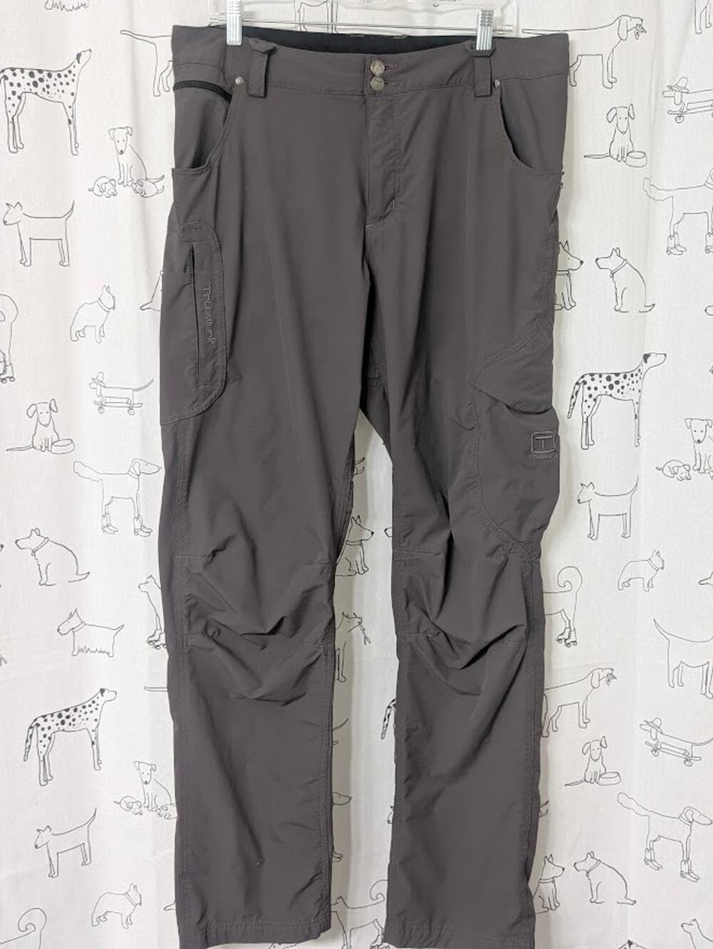 TrueWerk T2 WerkPant Men's Utility Cargo Pants Straight Lightweight Gray 36x34